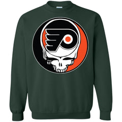 Philadelphia Flyers Grateful Dead Steal Your Face Hockey Nhl Shirts Crewneck Pullover Sweatshirt Crewneck Pullover Sweatshirt - parenttees