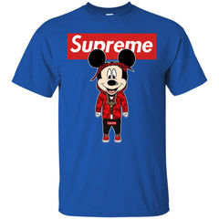 Supreme Mickey Style Fashion T-shirt Men Cotton T-Shirt Men Cotton T-Shirt - parenttees