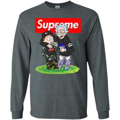 Supreme Rick And Morty T-shirt Men Long Sleeve Shirt Men Long Sleeve Shirt - parenttees