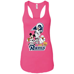 Nfl – Los Angeles Rams Donald Duck Goofy Mickey Mouse Super Bowl 2019 Football Women Tank Top Women Tank Top - parenttees