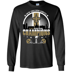 Nfl – New Orleans Saints 2019 Super Bowl Champions Football Men Long Sleeve Shirt