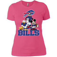 Mickey Mouse Buffalo Bills American Football Nfl Sports Shirt Women Cotton T-Shirt Women Cotton T-Shirt - parenttees