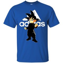 Goku Treding Adidas White T-shirt Men Cotton T-Shirt Men Cotton T-Shirt - parenttees