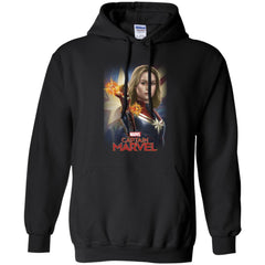 Marvel Captain Marvel Powers Portrait Pullover Hoodie Sweatshirt Pullover Hoodie Sweatshirt - parenttees