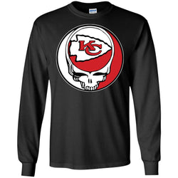 Kansas City Chiefs Grateful Dead Steal Your Face Football Nfl Shirts Men Long Sleeve Shirt