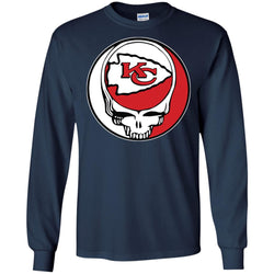 Kansas City Chiefs Grateful Dead Steal Your Face Football Nfl Shirts Men Long Sleeve Shirt