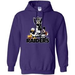 Mickey Mouse Oakland Raiders American Football Nfl Sports Shirt Pullover Hoodie Sweatshirt Pullover Hoodie Sweatshirt - parenttees