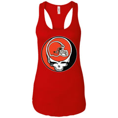 Cleveland Browns Grateful Dead Steal Your Face Football Nfl Shirts Women Tank Top Women Tank Top - parenttees