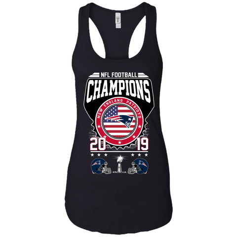 Nfl – Football Champions New England Patriots Super Bowl 2019 Women Tank Top Black / X-Small Women Tank Top - parenttees