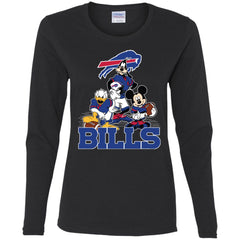 Mickey Mouse Buffalo Bills American Football Nfl Sports Shirt Women Long Sleeve Shirt Women Long Sleeve Shirt - parenttees