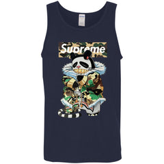 Supreme Panda Kung Fu T-shirt Men Cotton Tank Men Cotton Tank - parenttees