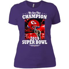 Nfl – Kansas City Chiefs We Are The Champion 2019 Super Bowl Football Women Cotton T-Shirt Women Cotton T-Shirt - parenttees