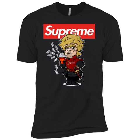 Supreme Tyrion Game Of Thrones T-shirt Men Short Sleeve T-Shirt Black / X-Small Men Short Sleeve T-Shirt - parenttees