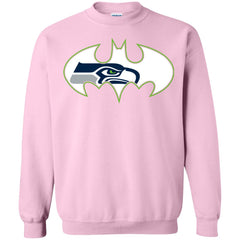 We Are The Seattle Seahawks Batman Nfl Mashup Crewneck Pullover Sweatshirt Crewneck Pullover Sweatshirt - parenttees