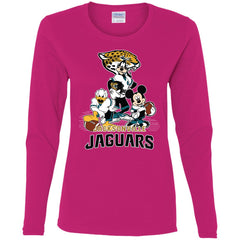 Mickey Mouse Jacksonville Jaguar American Football Nfl Sports Shirt Women Long Sleeve Shirt Women Long Sleeve Shirt - parenttees