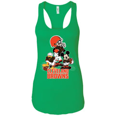 Mickey Mouse Cleveland Browns American Football Nfl Sports Shirt Women Tank Top Women Tank Top - parenttees