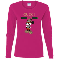 Gucci Mickey New Trending T-shirt Women Long Sleeve Shirt Women Long Sleeve Shirt - parenttees