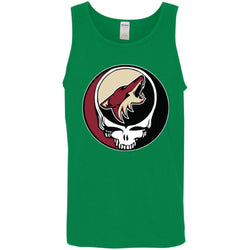 Arizona Coyotes Grateful Dead Steal Your Face Hockey Nhl Shirts Men Cotton Tank