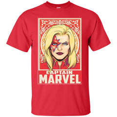 Captain Marvel Ornament Men Cotton T-Shirt Men Cotton T-Shirt - parenttees