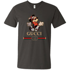 Gucci Mickey Fashion Stylelist Music T-shirt Men V-Neck T-Shirt Men V-Neck T-Shirt - parenttees