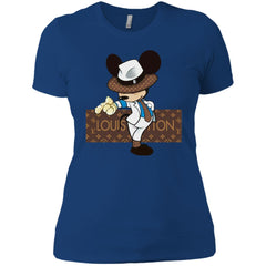 Louis Vuitton Mickey Dance Tshirt Women Cotton T-Shirt Women Cotton T-Shirt - parenttees