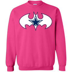 We Are The Dallas Cowboys Batman Nfl Mashup Crewneck Pullover Sweatshirt Crewneck Pullover Sweatshirt - parenttees