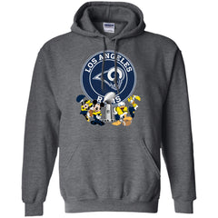 Nfl – Los Angeles Rams Super Bowl 2019 Mickey Mouse Minnie Mouse Donald Duck Daisy Duck Football Pullover Hoodie Sweatshirt Pullover Hoodie Sweatshirt - parenttees