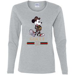 Gucci Mickey Kitty Beauty T-shirt Women Long Sleeve Shirt