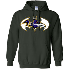 We Are The Baltimore Ravens Batman Nfl Mashup Pullover Hoodie Sweatshirt Pullover Hoodie Sweatshirt - parenttees