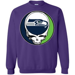 Seattle Seahawks Grateful Dead Steal Your Face Football Nfl Shirts Crewneck Pullover Sweatshirt Crewneck Pullover Sweatshirt - parenttees