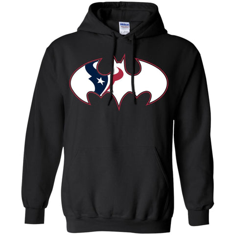 We Are The Houston Texans Batman Nfl Mashup Pullover Hoodie Sweatshirt Black / S Pullover Hoodie Sweatshirt - parenttees