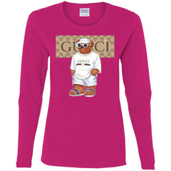 Best Life Gucci Bear T-shirt Women Long Sleeve Shirt Women Long Sleeve Shirt - parenttees