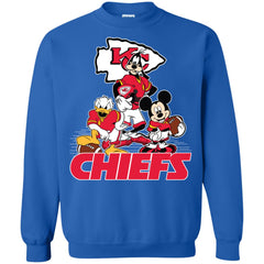 Mickey Mouse Kansas City Chiefs American Football Nfl Sports Shirt Crewneck Pullover Sweatshirt Crewneck Pullover Sweatshirt - parenttees