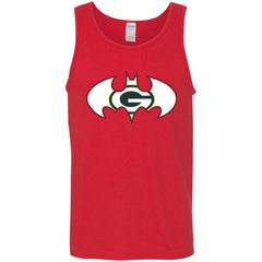 We Are The Green Bay Packers Batman Nfl Mashup Men Cotton Tank Men Cotton Tank - parenttees