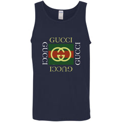 Gucci Logo Gift T-shirt Men Cotton Tank Men Cotton Tank - parenttees