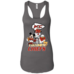 Nfl – Kansas City Chiefs Donald Duck Goofy Mickey Mouse Super Bowl 2019 Football Women Tank Top Women Tank Top - parenttees