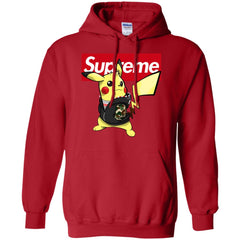 Supreme Pikachu T-shirt Pullover Hoodie Sweatshirt Pullover Hoodie Sweatshirt - parenttees