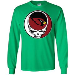 Arizona Cardinals Grateful Dead Steal Your Face Football Nfl Shirts Men Long Sleeve Shirt Men Long Sleeve Shirt - parenttees