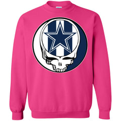 Dallas Cowboys Grateful Dead Steal Your Face Football Nfl Shirts Crewneck Pullover Sweatshirt Crewneck Pullover Sweatshirt - parenttees