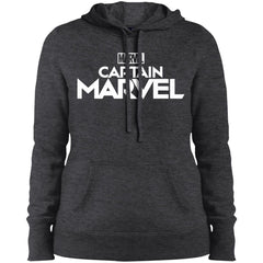 Marvel Captain Marvel Movie Logo White Women Hooded Sweatshirt Women Hooded Sweatshirt - parenttees