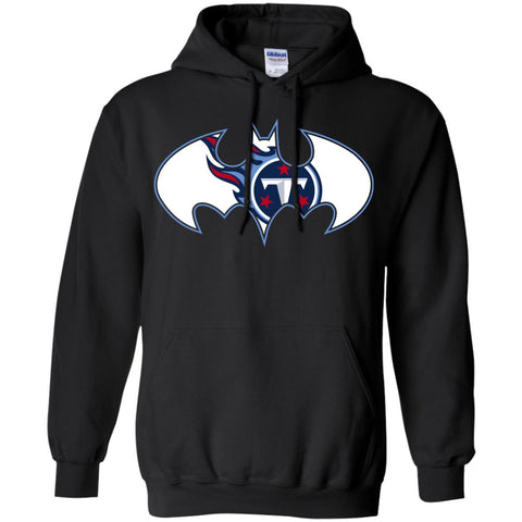 We Are The Tennessee Titans Batman Nfl Mashup Pullover Hoodie Sweatshirt Black / S Pullover Hoodie Sweatshirt - parenttees