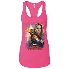 Marvel Captain Marvel Powers Portrait Women Tank Top Women Tank Top - parenttees