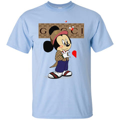 Mickey Mouse Love Couple T-shirt Valentine's Day T-shirt Men Cotton T-Shirt Men Cotton T-Shirt - parenttees