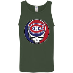 Montreal Canadiens Grateful Dead Steal Your Face Hockey Nhl Shirts Men Cotton Tank Men Cotton Tank - parenttees