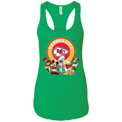 Nfl – Kansas City Chiefs Super Bowl 2019 Mickey Mouse Minnie Mouse Donald Duck Daisy Duck Football Women Tank Top Women Tank Top - parenttees