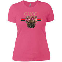 Gucci New Style Bull Dogs T-shirt Women Cotton T-Shirt Women Cotton T-Shirt - parenttees