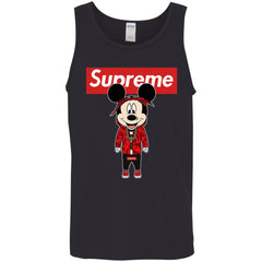 Supreme Mickey Style Fashion T-shirt Men Cotton Tank Men Cotton Tank - parenttees