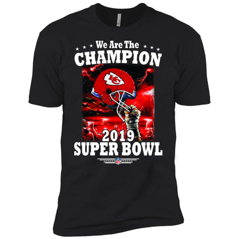 Nfl – Kansas City Chiefs We Are The Champion 2019 Super Bowl Football Men Short Sleeve T-Shirt Black / X-Small Men Short Sleeve T-Shirt - parenttees