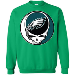 Philadelphia Eagles Grateful Dead Steal Your Face Football Nfl Shirts Crewneck Pullover Sweatshirt Crewneck Pullover Sweatshirt - parenttees