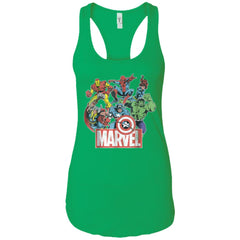 Marvel Avengers Team Retro Comic Vintage Graphic Women Tank Top Women Tank Top - parenttees